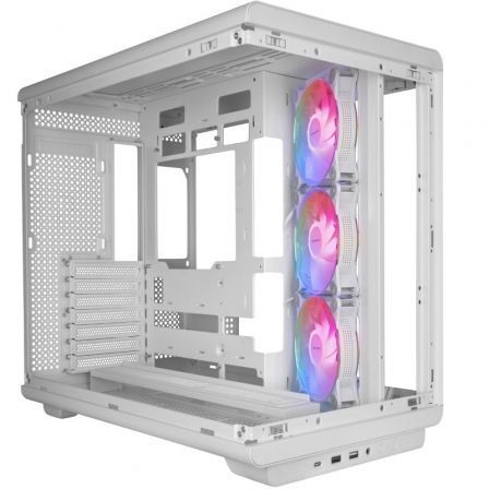 Mars Gaming MC-REV Caja Semitorre Blanca con Flujo de Aire Invertido y ARGB Mars Gaming MC-REV Caja Semitorre Blanca con Flujo de Aire Invertido y ARGB